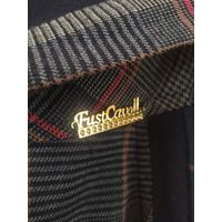 Красивая теплая длинная юбка в клетку, с поясом.