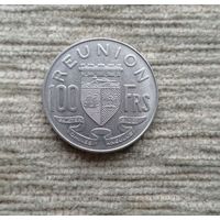 Werty71 Французский Реюньон 100 франков 1972 Корабль