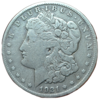 Инвестиционный доллар Моргана. 1921 года