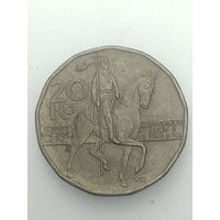 Чехия 20 крон 1999 года .