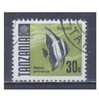 [1212] Танзания 1967. Фауна.Рыбы.30с. Гашеная марка.