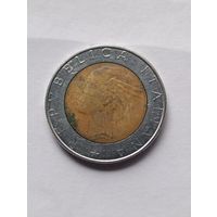 Италия. 500 лир 1986 года. (4).