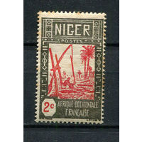 Французские колонии - Нигер - 1926/1928 - Местные виды 2С - (пятна на клее) - [Mi.30] - 1 марка. MNH, MLH.  (Лот 80Gv)-T4P17