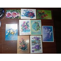 Открытки с 8 марта СССР . С рубля .