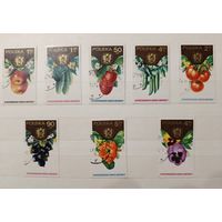 РАСПРОДАЖА КОЛЛЕКЦИИ. Польша, марки "цветы, овощи, фрукты, ягоды"