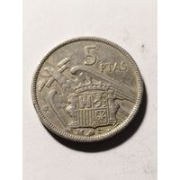 Испания 5 песет 1957(60)