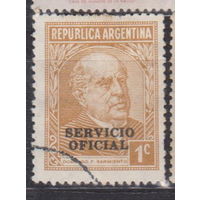 Известные люди Личности  Аргентина 1938 лот 16 с НАДПЕЧАТКОЙ