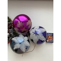 Лот елочных игрушек.