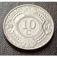Нидерландские Антильские острова 10 центов, 1991    ( 1-8-5 )