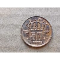 Бельгия 50 сантимов, 1969г. 'BELGIE' (D-107)