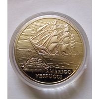 1 рубль 2010 г. Америго Веспуччи.БМЦ