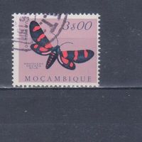 [1126] Португальский Мозамбик 1953. Фауна.Бабочка.3 э. Гашеная марка.