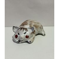 Статуэтка фарфоровая "Свинья" . Свинка. Поросёнок. ДФЗ