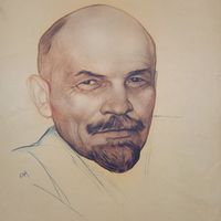 ЛЕНИН.  Огонек 1954г.