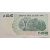 25 000 000 долларов. 2008г.Зимбабве