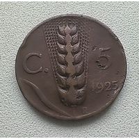 Италия 5 чентезимо, 1925  1-7-26
