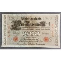 Банкнота 10000 марок 1910 год. Красная печать. Германская империя.