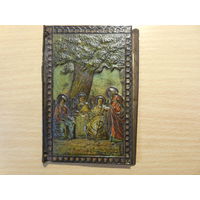 Обложка церковной книги. Троица.