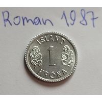Исландия 1 крона 1977