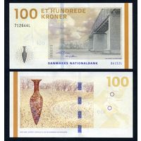 Дания 100 крон 2009 г. (2015 г.) (P-66d(3), UNC) [Rohde - Sorensen]