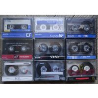 Аудио кассеты 9 штук