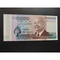 Камбоджа. 1000 риелей (образца 2012 года, P63, UNC)