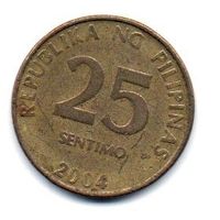 РЕСПУБЛИКА ФИЛИППИНЫ 25 СЕНТИМО 2004