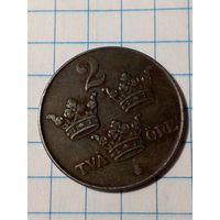 2 эре Швеция 1950 год