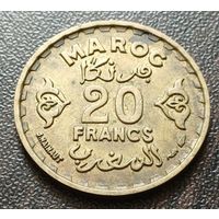 Марокко 20 франков, 1952     ( 1-7-4 )