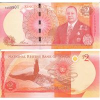 Тонга 2 паанга 2015 года UNC p44