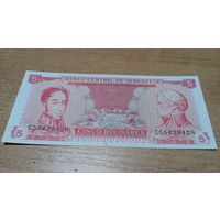 5 боливаров 1989 года Венесуэлы**9428