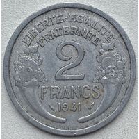 Франция 2 франка 1941 г.