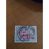 1952 Британская колония Золотой Берег география королева (4-4)