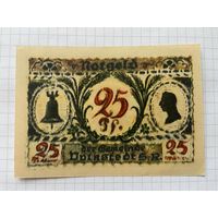 25 пфеннингов (нотгельды) 1921 г. Германия.
