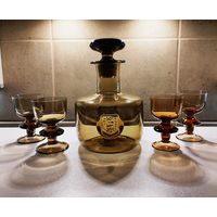 Графин и рюмки "Беловежская пуща", Неман