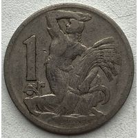 Чехословакия 1 крона 1924 г.