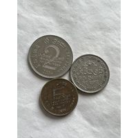 Шри-Ланка 3 монеты 2006