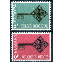 Бельгия - 1968г. - Europa CEPT - 2 марки - полная серия, MLH [Mi 1511-1512]. #2-Be-48-B-1