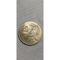 Кипр 20 цент 1988