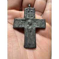 Крестик нательный старинный  Двухсторонний 15