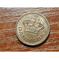 Дания 25 эре 1991