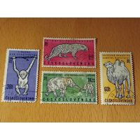 Чехословакия 1962 Фауна. Зоопарк. 4 марки