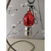 Елочная игрушка гриб