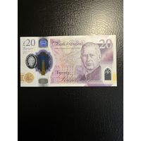 20 фунтов Великобритания полимер   Карл 3 2024