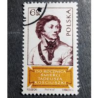 Марка Польша 1967 год Тадеуш Костюшко