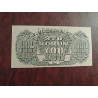 Чехословакия 100 крон 1944 AU /Unc