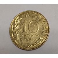 Франция 10 сантим 1997