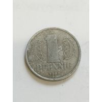 ГДР 1 пфенинг 1980