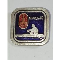 Значек Олимпиада 80 . С рубля .