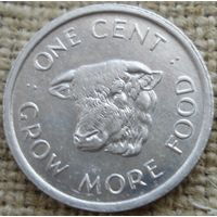 1 цент 1972 Сейшелы ФАО